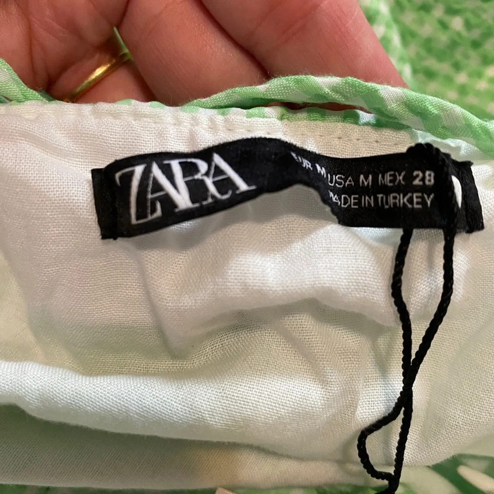 🏷️ NWT Zara Gingham Dress - Picture 6 of 6